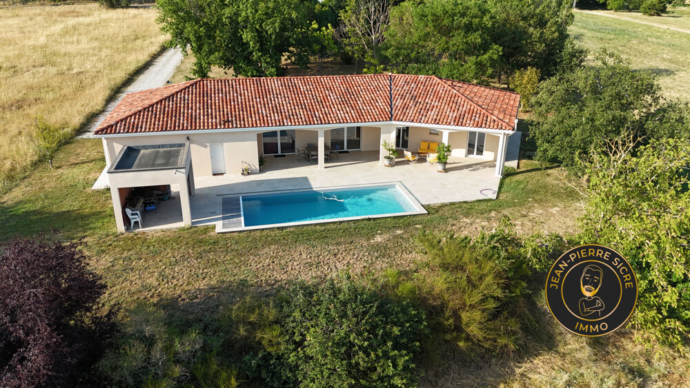 Cintegabelle, Villa contemporaine d'exception avec vu panoramique sur les pyrénées, le calvaire et le clocher