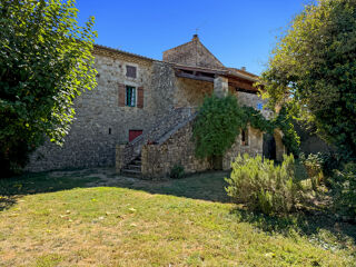 Vente Maison Authentique Maison de Famille Ardéchoise en Pierre   5 Chambres   Terrain Arboré Constructible   Caves Voûtées St julien du serre