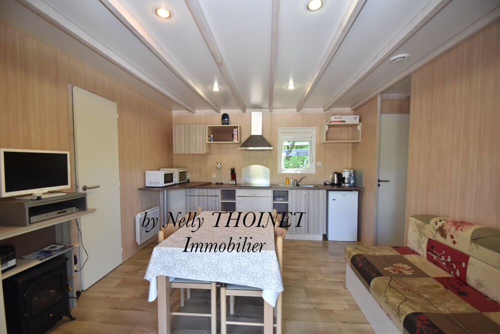 Dépt.63, PROCHE SUPER BESSE, EGLISENEUVE D'ENTRAIGUES, CHALET DE LOISIRS, 35 m2, 3 chambres, terrasse et terra
