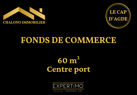 DEPT 34 - LE CAP D'AGDE - CENTRE PORT - SALON DE COIFFURE - FONDS DE COMMERCE 82900 34300 Le cap d agde