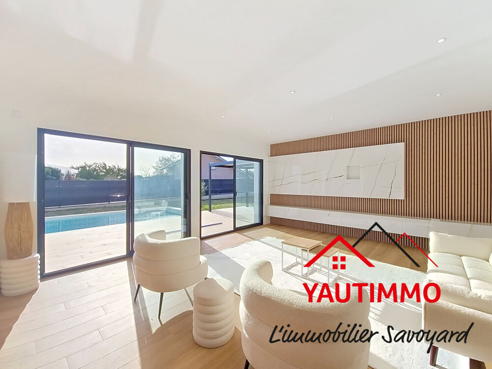 Vente Maison MAISON CONTEMPORAINE NEUVE 2026   177 M2   5 CHAMBRES   PISCINE CHAUFFÉE Lucinges