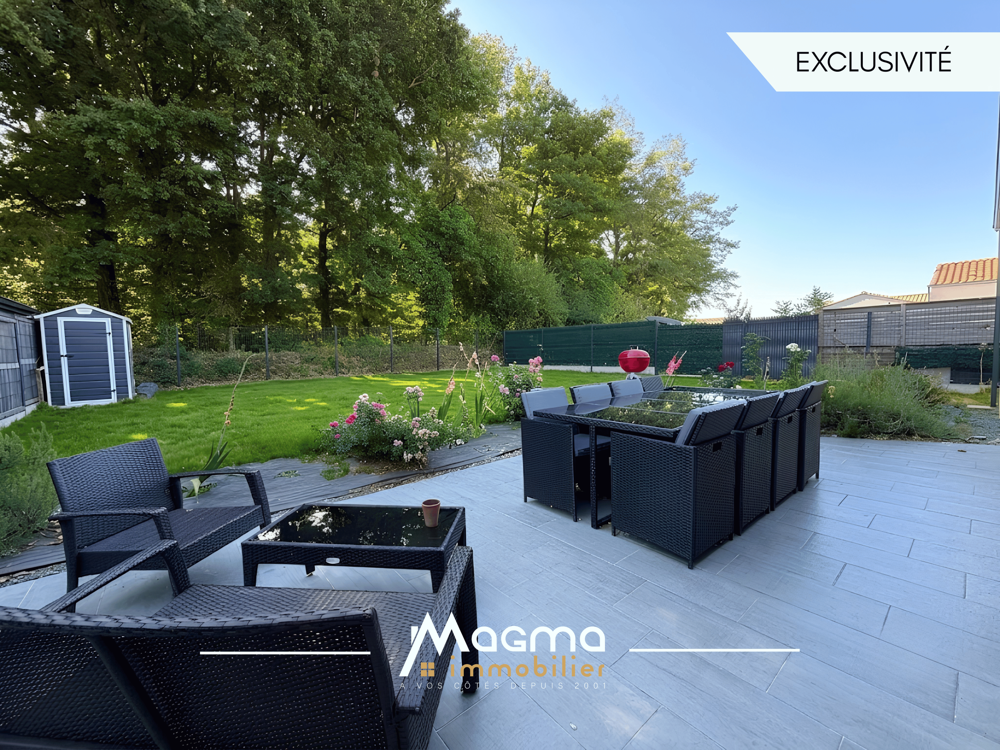 Pavillon 90 m2, 3 chambres sur 415 m2 de terrain