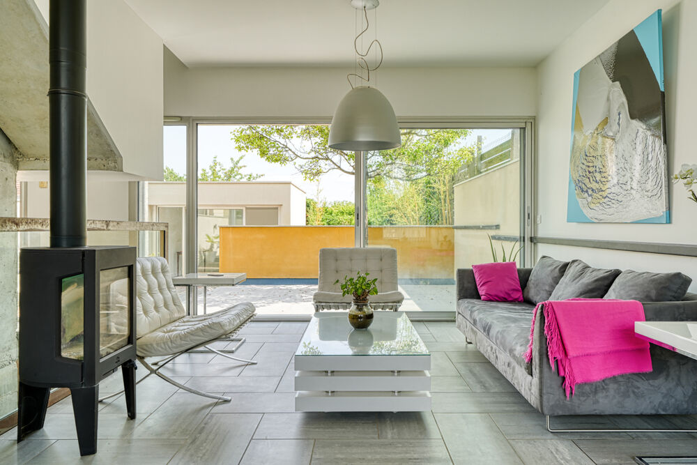 Vente Maison Maison d'Architecte Contemporaine avec Jardin Arbor� St ouen l aumone