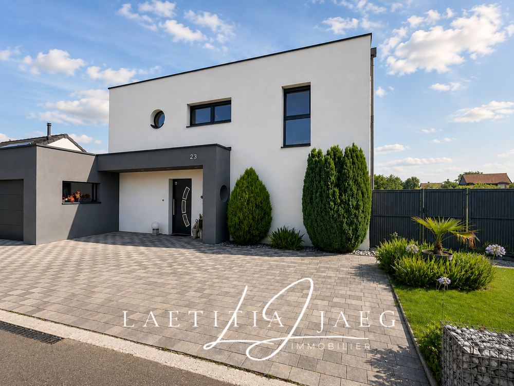 MAISON CONTEMPORAINE DE 168 m2 4 CHAMBRES CONSTRUCTION 2018 SAND