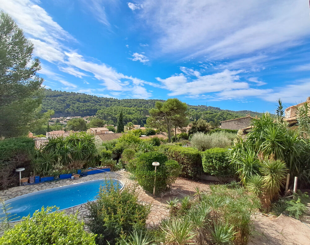 CARNOUX-EN-PROVENCE GRANDE MAISON 201 M2 3 LOGEMENTS PISCINE GRAND GARAGE VUE DÉGAGÉE