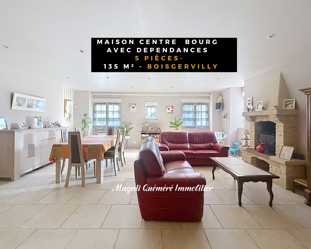 Vente Maison Maison de bourg 5p de 135 m2 avec 100 m2 de dépendances- (5 min Montauban de Bretagne 35360) Boisgervilly
