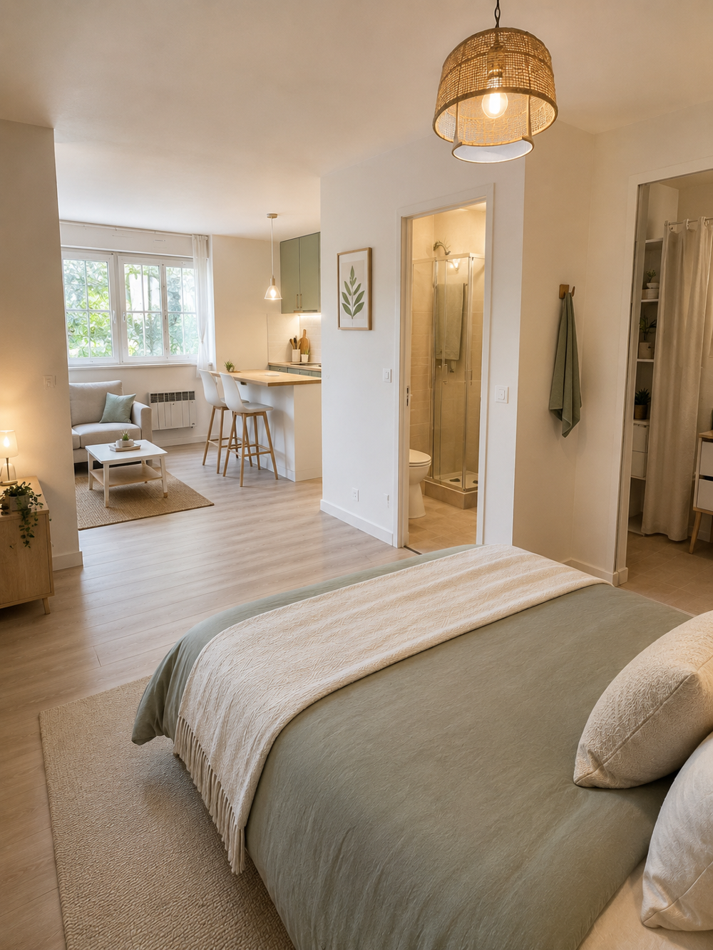 SAINT- JEAN- DE - LUZ QUARTIER SAINTE BARBE STUDIO A RENOVER AVEC CAVE A 80M DE LA PLAGE