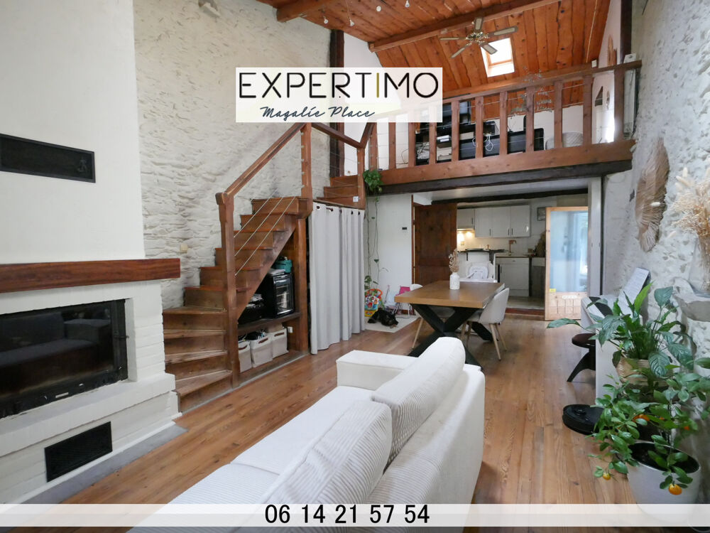 Vente Maison CHARMANTE et GRANDE maison de village en pierres de 90m2 avec terrasse et dépendances St jean de touslas
