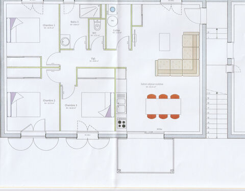   CHORGES, BEAU T4 EN DERNIER ETAGE NEUF ! Appartement - 4 pi�ce(s) - 78 m�