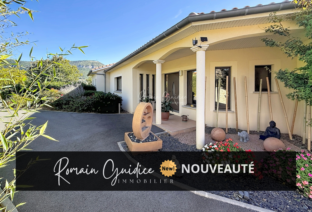 Vente Maison VILLA CONTEMPORAINE D'EXCEPTION   201 m2   GARAGE DE 200 m2   TERRAIN PAYSAGÉ DE 1 936 m2 Millau