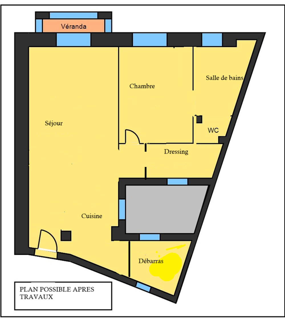 Vente Appartement ANTIBES DE GAULLE: 2 PCS DANS IMMEUBLE HISTORIQUE Antibes