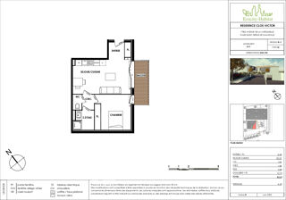  Appartement  vendre 2 pices 43 m