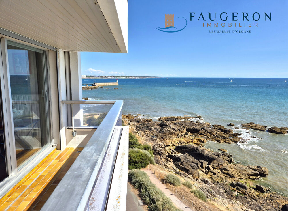 Vente Appartement LA CHAUME - Appart T3 de 69 m2 Face Océan + cave & parking Les sables d olonne