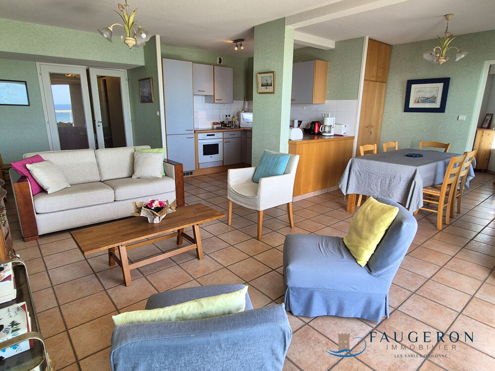 Vente Appartement LA CHAUME - Rare Appart T4 94 m2 + cave & parking / 2 terrasses panoramiques Les sables d olonne