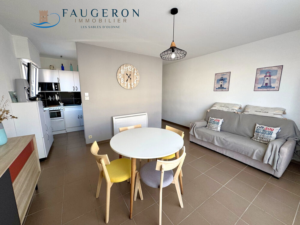 LA CHAUME - Appart T2 40 m2 hab. + parking privatif tout proche Mer