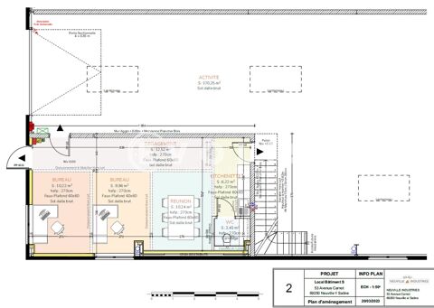   Locaux d'activité - A LOUER - 225 m² non divisibles 