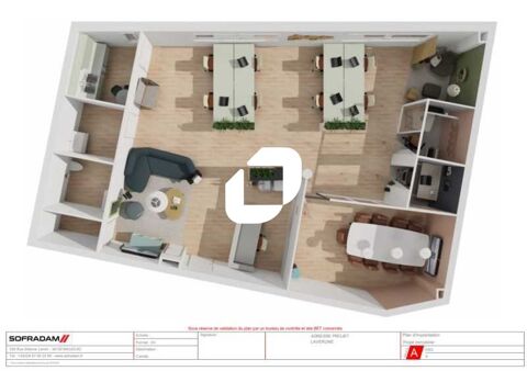 Bureaux - A LOUER - 377 m&sup2; divisibles &agrave; partir de 109 m&sup2; 908 34880 Laverune