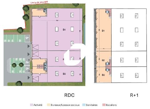 Locaux d'Activit&eacute;s - A VENDRE - 1&nbsp;237 m&sup2; non divisibles 2412150 95360 Montmagny