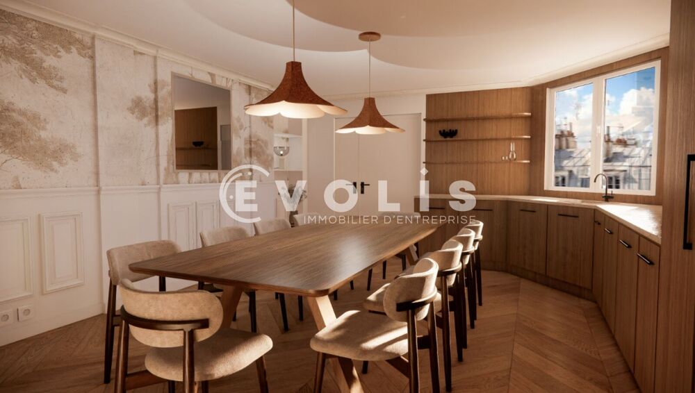   Bureaux - A LOUER - 95 m² non divisibles Paris 8