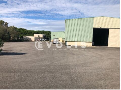   800 m² de Locaux de Stockage + terrain clos - 800 m² non divisibles 
