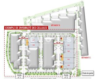   Locaux d'activité - A LOUER - 11 639 m² divisibles à partir de 1 245 m² Le bourget