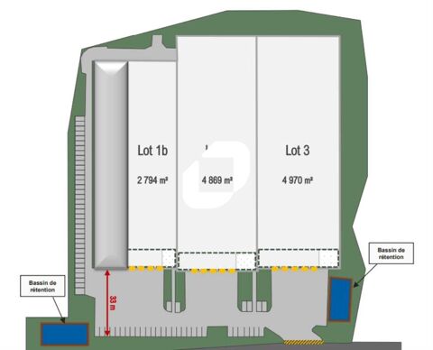 Locaux d'Activit&eacute;s - A LOUER - 2&nbsp;793 m&sup2; non divisibles 32585 95140 Garges les gonesse