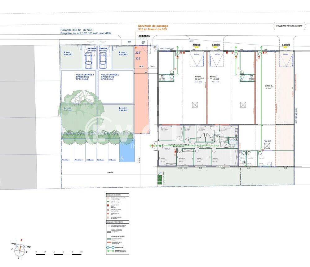   Locuax d'Activités 230 m² - 240 m² non divisibles 