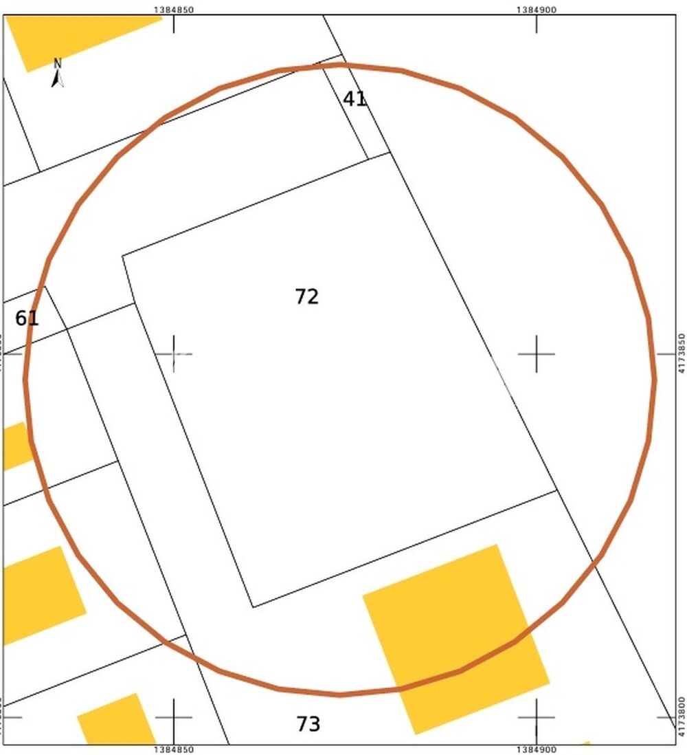   Terrain - A VENDRE - 2 288 m² non divisibles 