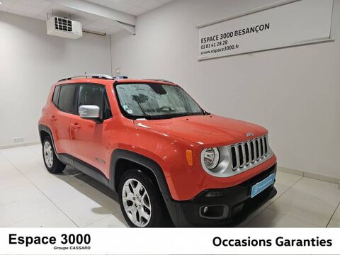 Jeep Renegade 1.4 I MultiAir S&S 140 ch Limited 2017 occasion Besançon 25000