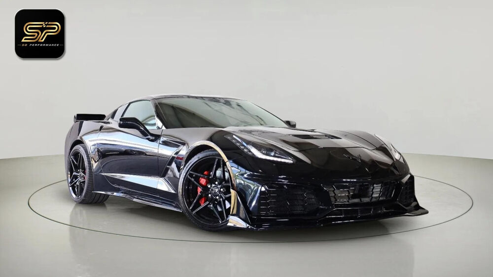 Corvette C7 Stingray 6.2 V8 466 ch * TARGA CARBONE * HUD * FULL BLACK 2016 occasion 33150 Cenon