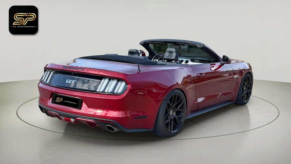 Mustang * GT CABRIOLET V8 5.0 465 CH * MANUELLE * CUIR * GPS * CAM&Eacute;R 2016 occasion 33150 Cenon