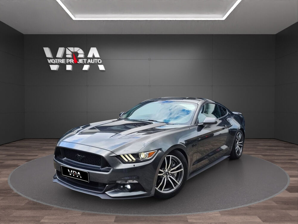Mustang Fastback GT &middot; 5.0 V8 &middot; 441 ch &middot; Bi-X&eacute;non &middot; Si&egrave;ges Sport &middot;  2015 occasion 33320 Eysines