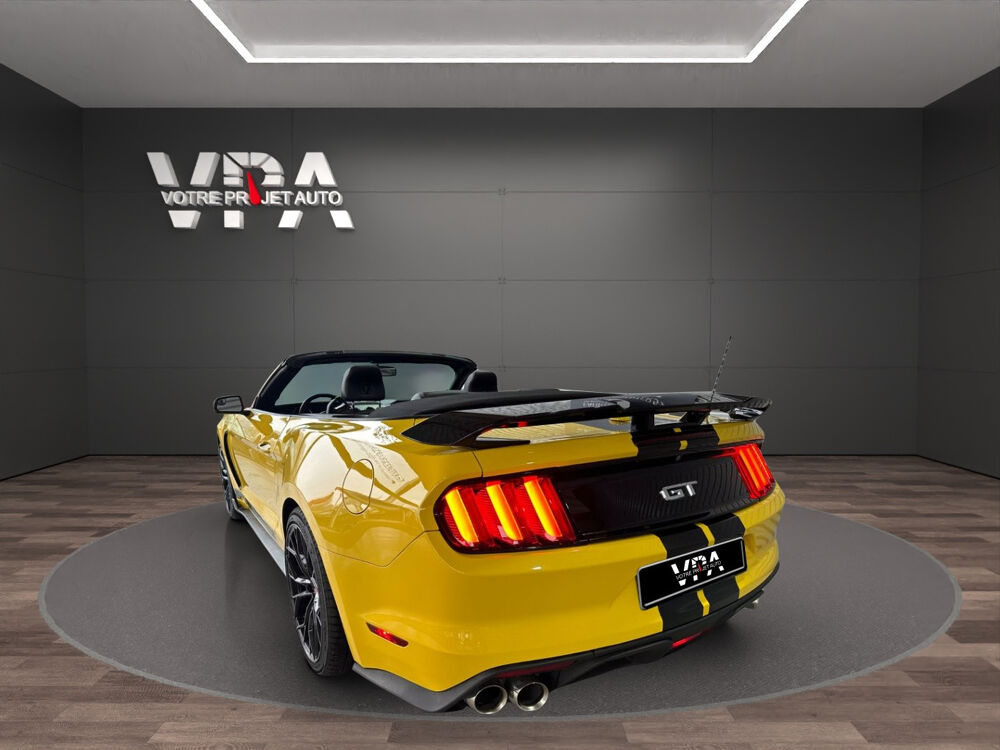 Mustang Cabriolet 5.0 V8 GT &middot; 450ch &middot; SHELBY GT &middot; Bo&icirc;te auto &middot; Cuir 2017 occasion 33320 Eysines