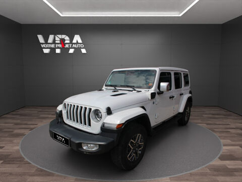 Jeep Wrangler Unlimited Sahara 4xe · PHEV 272ch · Sky One-Touch · LED · Al 2022 occasion Eysines 33320