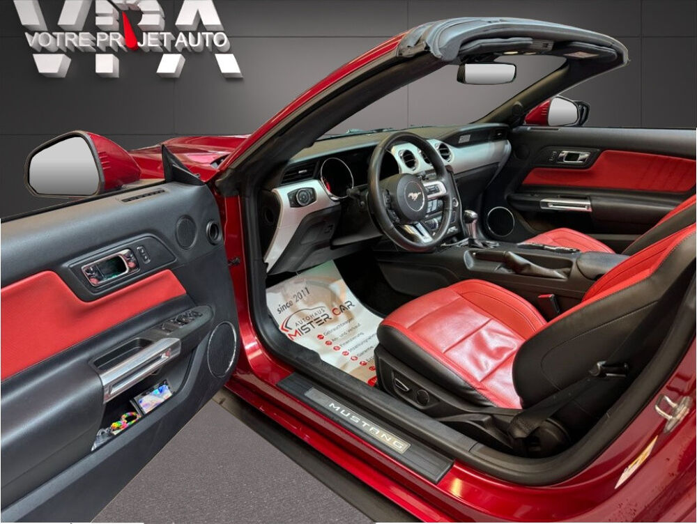 Mustang GT Cabriolet 5.0 V8 421 ch | Cuir | GPS | Si&egrave;ges chauffants 2017 occasion 33320 Eysines