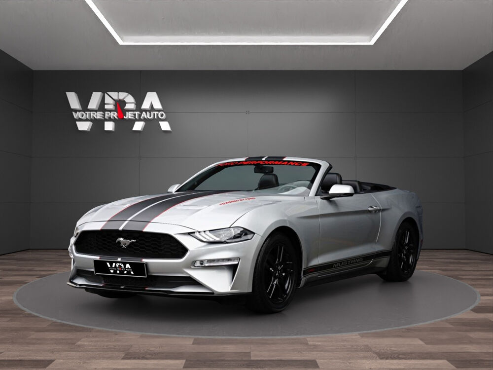 Mustang 2.3 EcoBoost Cabriolet  317 ch  CarPlay  Sièges ventilés 2018 occasion 33320 Eysines