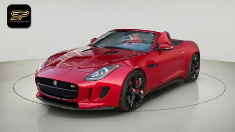 Jaguar F-Type CABRIOLET V8 S 495 CH * CUIR ROUGE * MERIDIAN * BLACK PACK * 2014 occasion Cenon 33150
