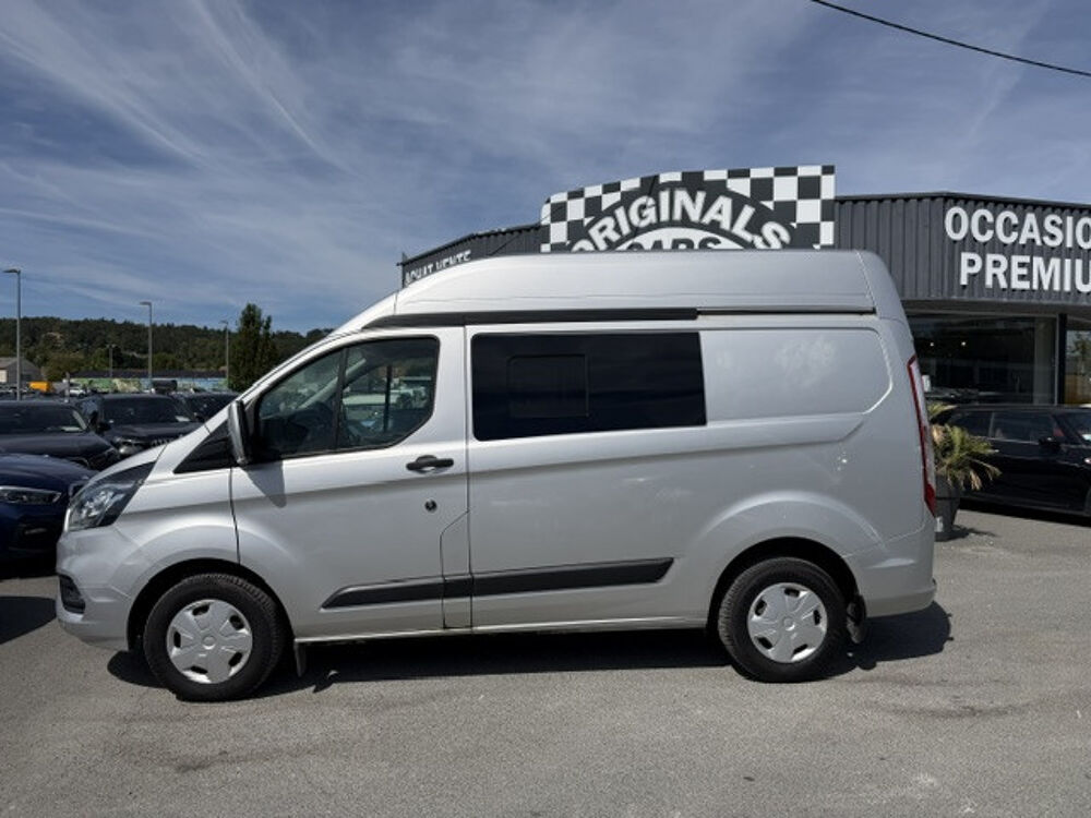 Transit Custom FORD TRANSIT CUSTOM L1 H2 VITRES LAT&Eacute;RALES GRIS METAL GPS T 2020 occasion 24750 Tr&eacute;lissac