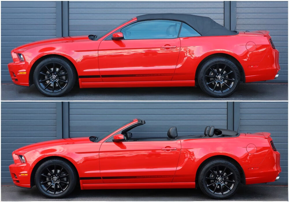 Mustang CABRIOLET * V6 3.7 * AUTOMATIQUE * CUIR * X&Eacute;NON * RADARS 2013 occasion 33150 Cenon