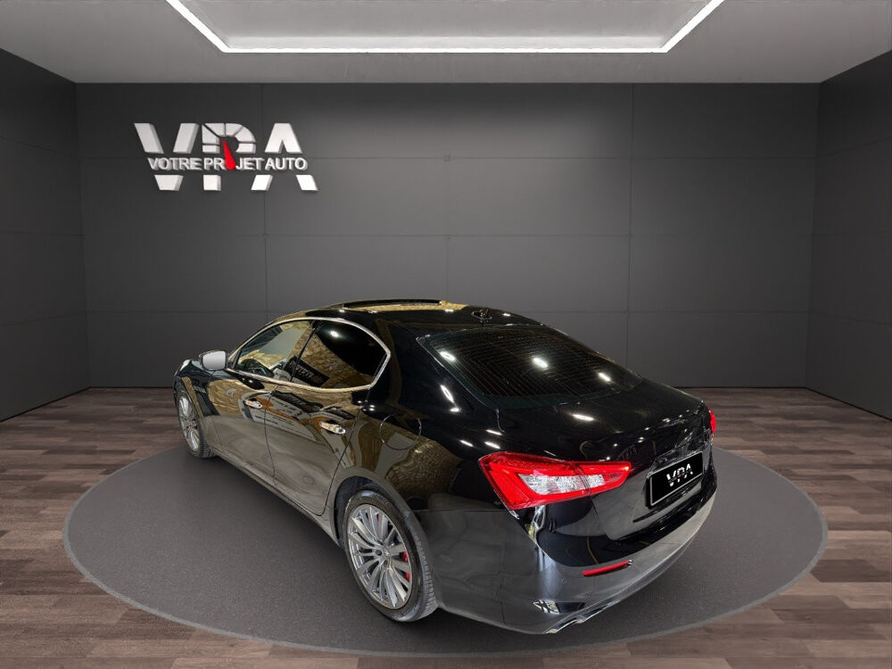 Ghibli 3.0 V6 Diesel 275 ch – Cuir brun, Toit panoramique, Cam&eacute;ra d 2019 occasion 33320 Eysines