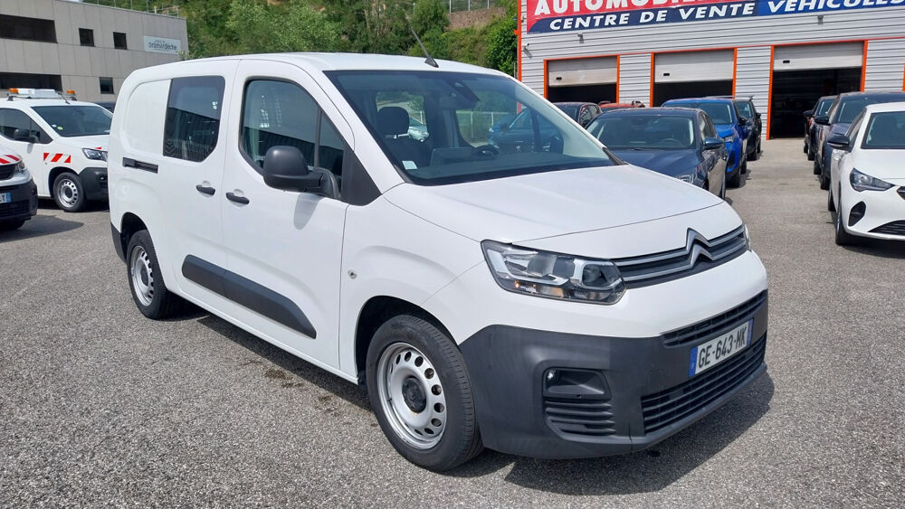 Berlingo Citro&euml;n berlingo XL 1.5 blue hdi 100 cv Cabine approfondie r 2022 occasion 26240 Saint-Vallier