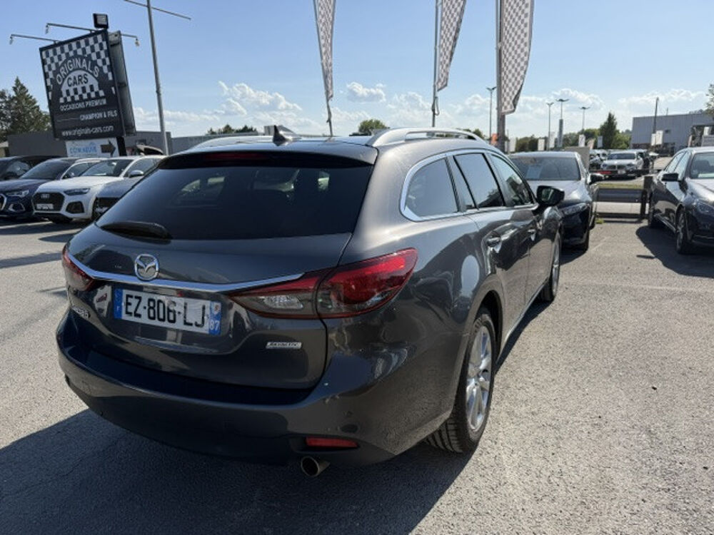 626 mazda 6 2.2 MZR-CD 180ch Dynamique boite automatique gps tel 2018 occasion 24750 Tr&eacute;lissac