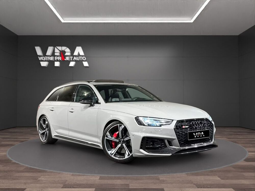 RS4 Avant 2.9 TFSI Quattro • 451 ch • Toit pano • Cam&eacute;ra 360&deg; • 2019 occasion 33320 Eysines