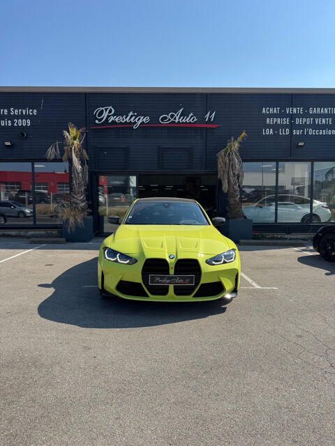 M3 Competition Jaune Sao Paulo Pack Carbon CO2 Pay&eacute; Si&egrave;ges Carb 2021 occasion 11100 Narbonne