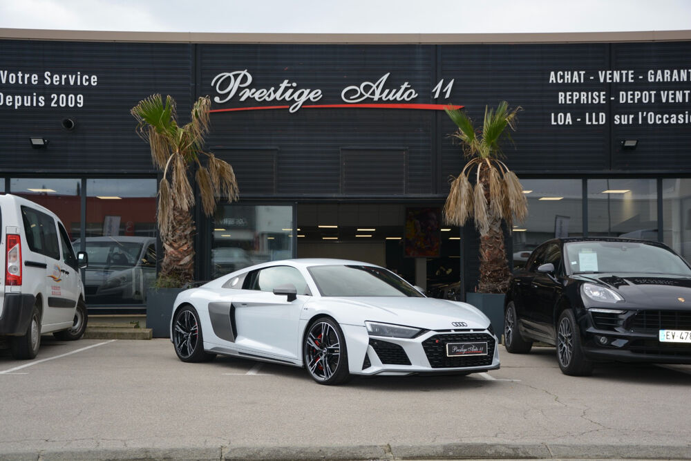 R8 620 CV V10 Performance LOA 1 299 Euros Par mois Si&egrave;ges Recar 2019 occasion 11100 Narbonne