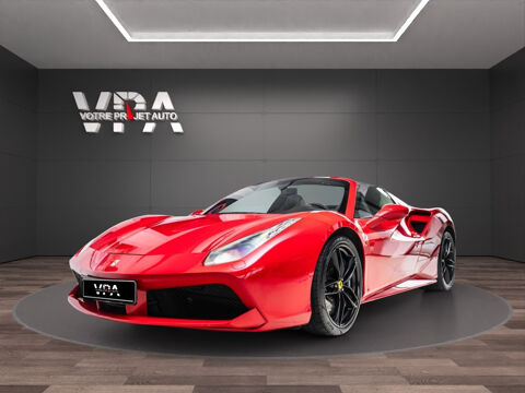 Ferrari 488 Spider 3.9 V8 670 ch F1 • Rosso Corsa • Jantes 20" forg 2018 occasion Eysines 33320