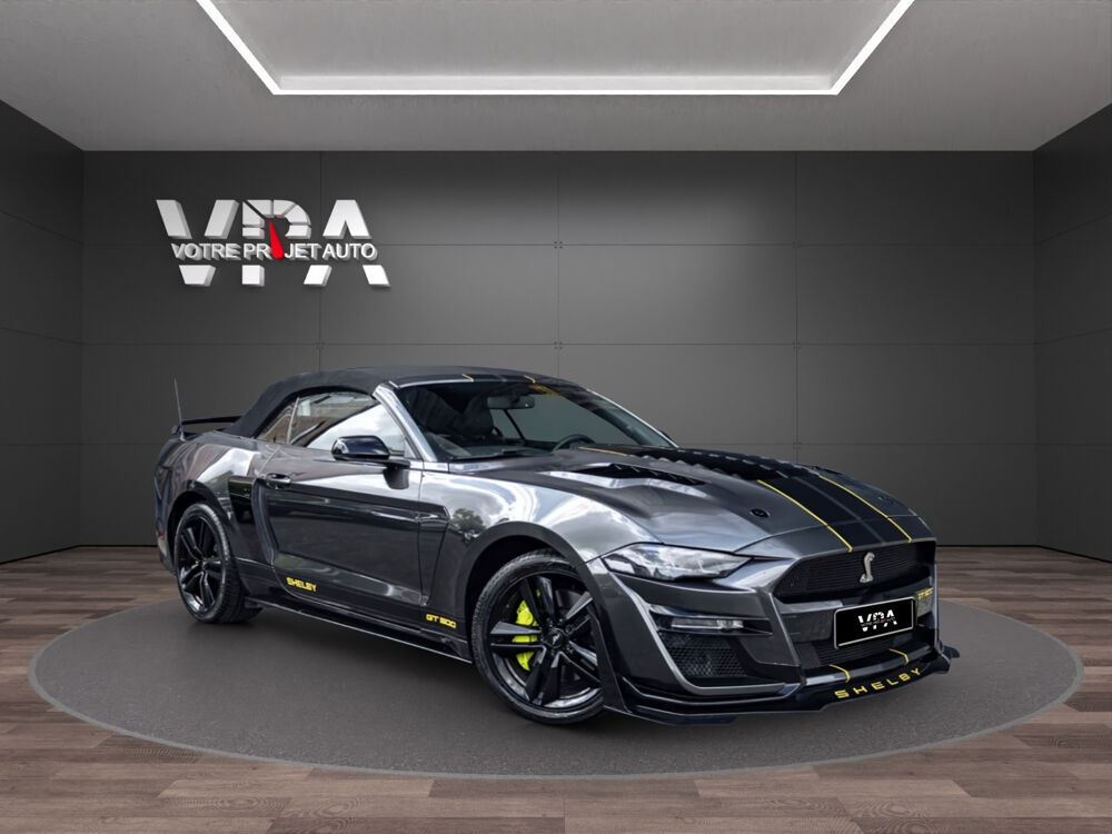 Mustang GT 5.0 V8 421 ch – Look Shelby – Cabriolet – Cam&eacute;ra de recul 2019 occasion 33320 Eysines