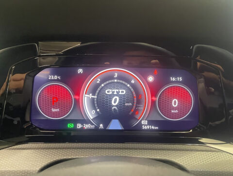 Golf VIII GTD 200 ch – IQ.Light Matrix LED – Head-Up Display – Ca 2021 occasion 33320 Eysines
