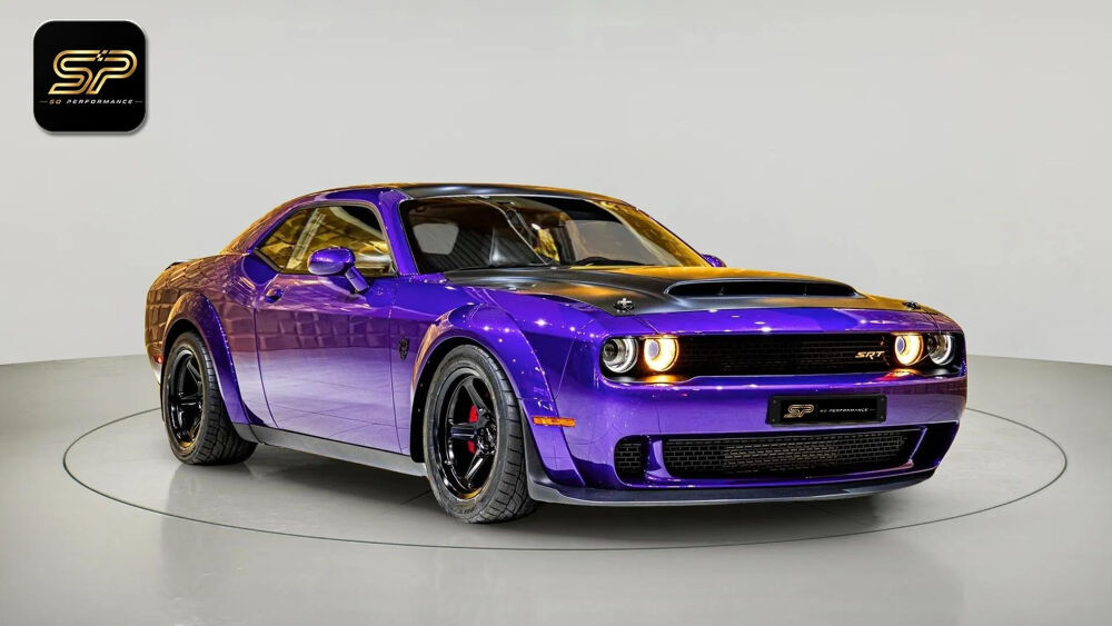 Challenger SRT Demon *1 of 1 *851 ch* V8 6.2 Supercharged * Plum Crazy 2019 occasion 33150 Cenon