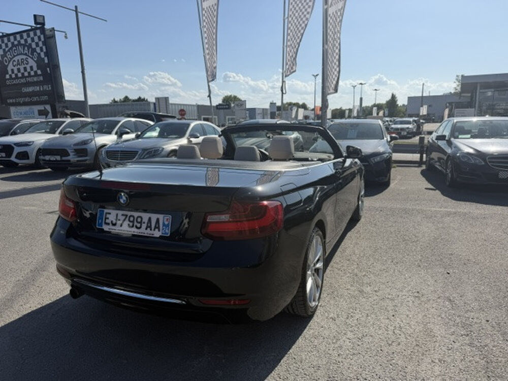 Serie 2 BMW serie 2 218 i Luxury Steptronic cabriolet boite automati 2016 occasion 24750 Tr&eacute;lissac
